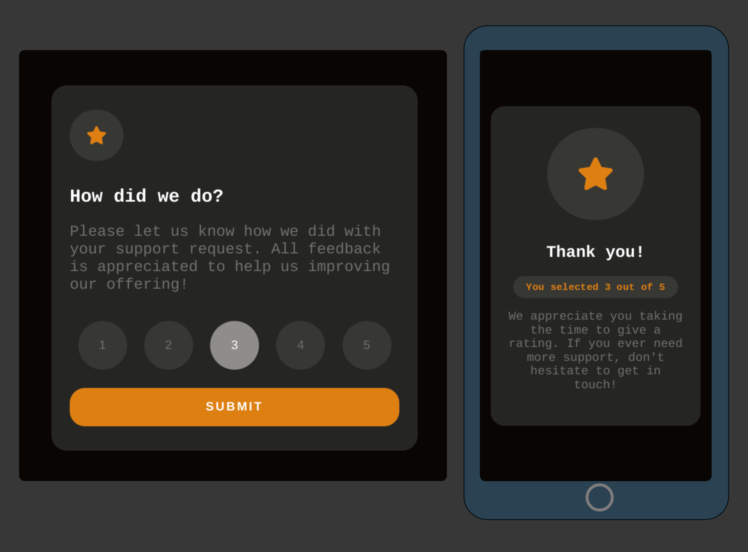 preview of 'interactive feedback card' project