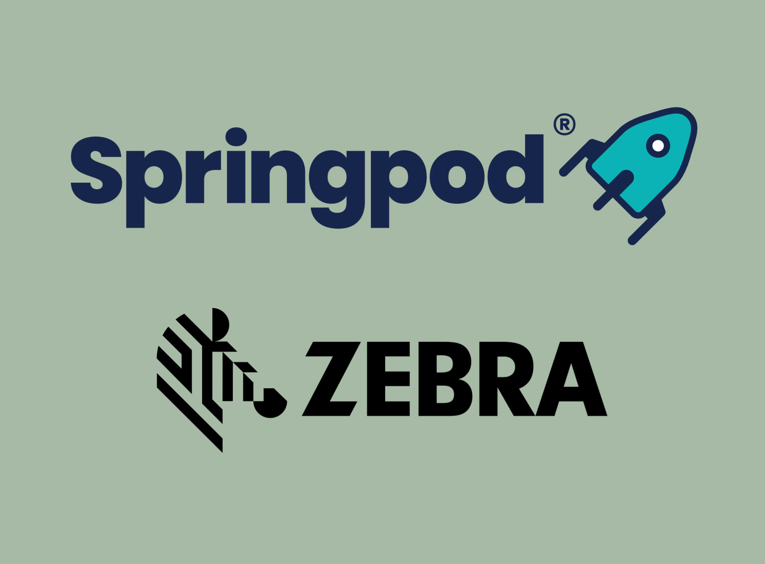 Springpod and Zebra Technologies logo